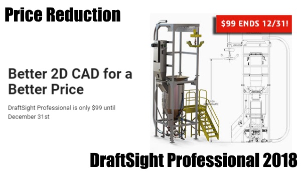 DraftSight Professional 2018 Price Reduction!