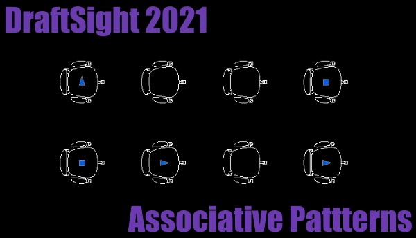 Associative Patterns in DraftSight 2021